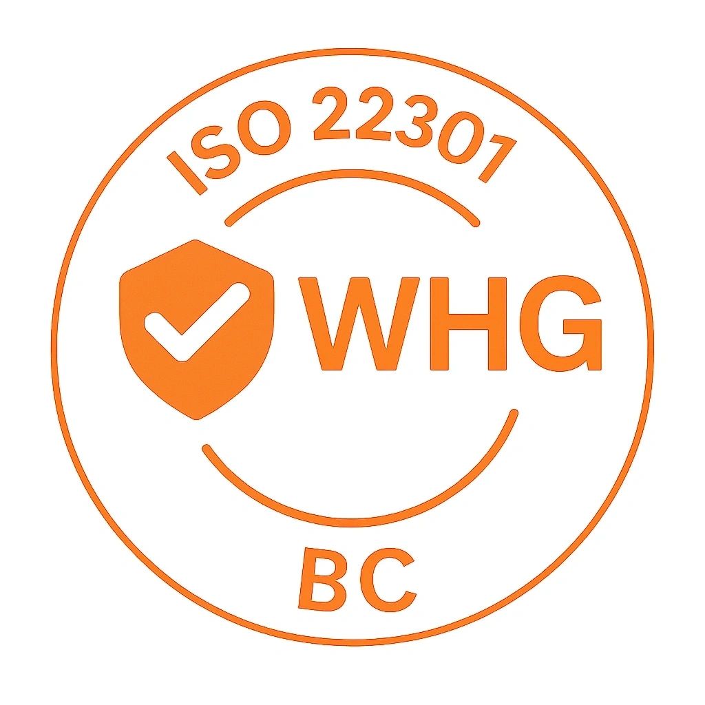 ISO 22301 Business Continuity badge
